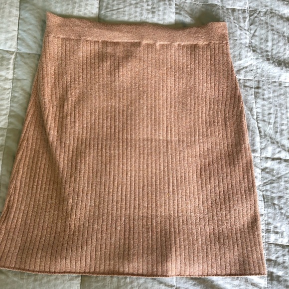 NWT Free People Ribbed Sweater Wrap Skirt - Picture 4 of 5